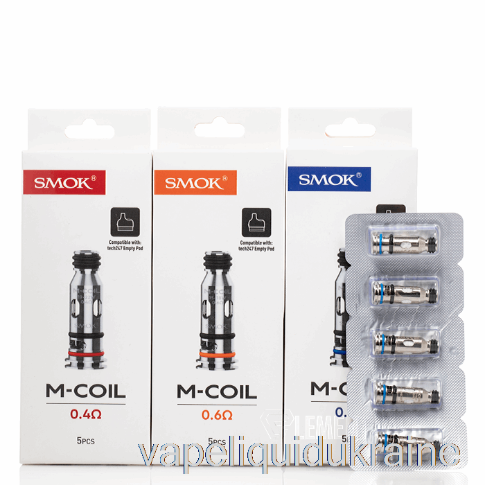 Vape Liquid Ukraine SMOK M Replacement Coils 0.4ohm M-Coils